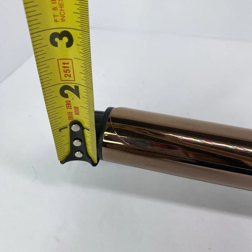 K&K Curling Iron 1.25 inch with clamp Hair Curler with Ceramic Coating Barrel